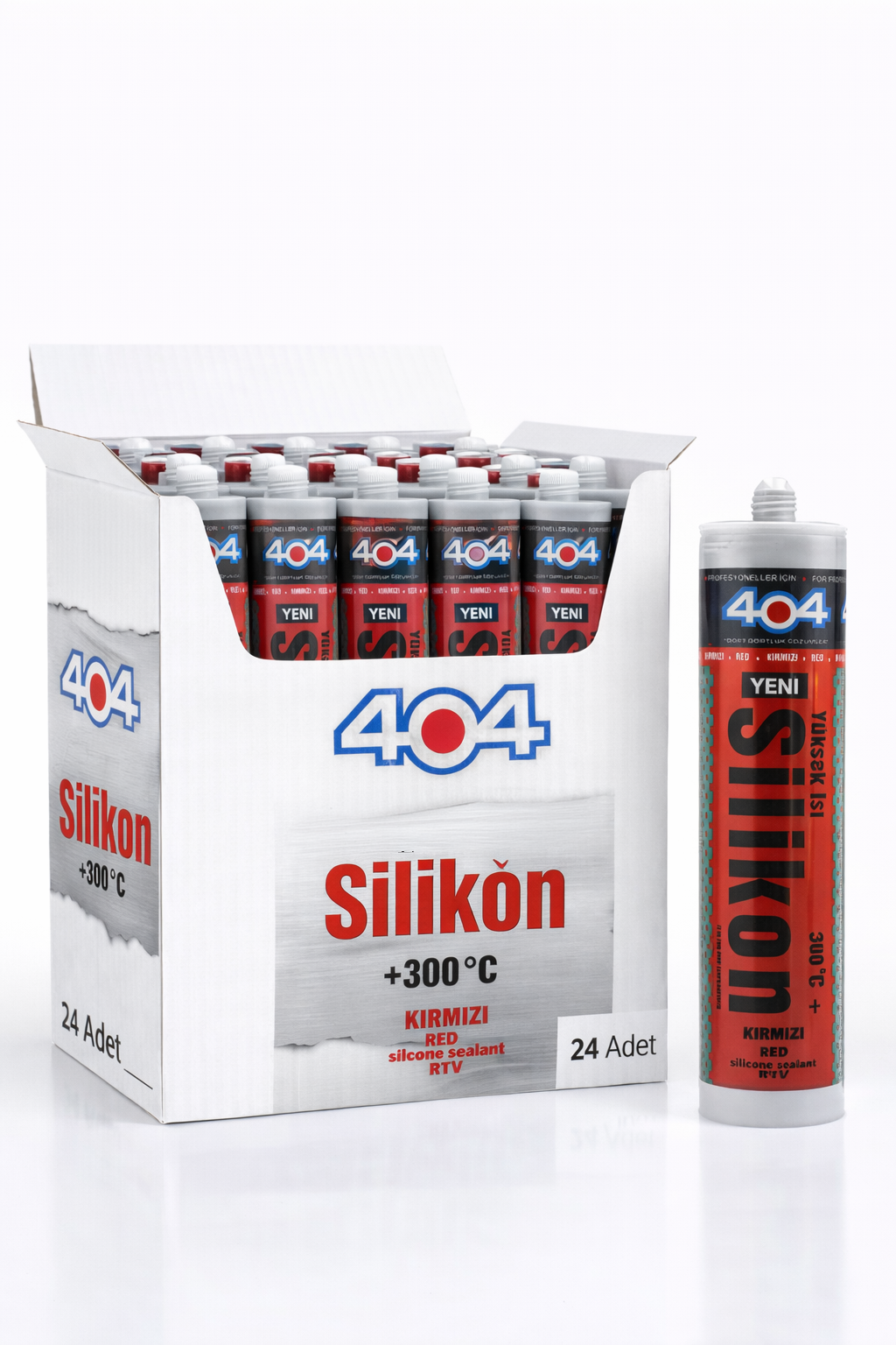 Isı Silikon Kırmızı 310ml